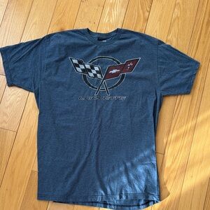 Corvette Navy Graphic Tee